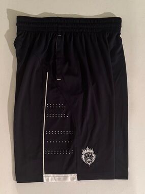 Nike LeBron James Crown Lion Navy and White Basketball Shorts Men’s Size Large